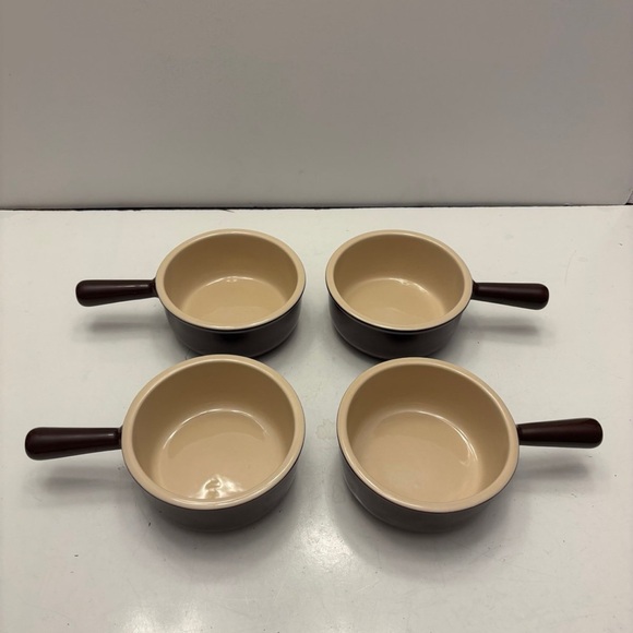 Set of 4 Le Creuset Caquelon 5 inch sauce pan /bowl - Picture 1 of 12